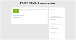 Desktop Screenshot of peterfilec.com